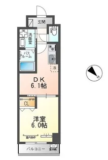 フローラ小石川【4階】の間取り