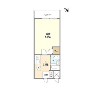 シティコート千駄木【2階】の間取り