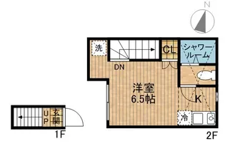 クアルト板橋【2階】の間取り