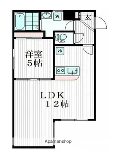 コンフォシード東坂下【4階】の間取り