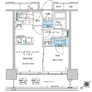 プレミスト板橋【13階】の間取り