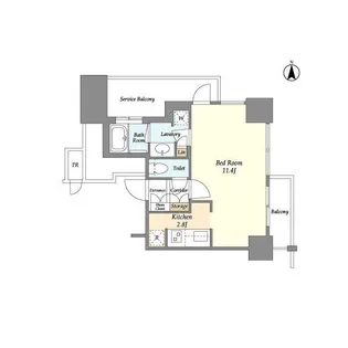 文京ガーデン ザ サウス【18階】の間取り