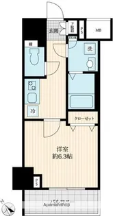 KNOTS大山【6階】の間取り