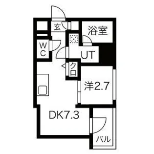スパシエ新板橋【8階】の間取り