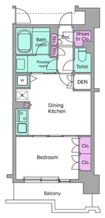レジディア御茶ノ水【12階】の間取り