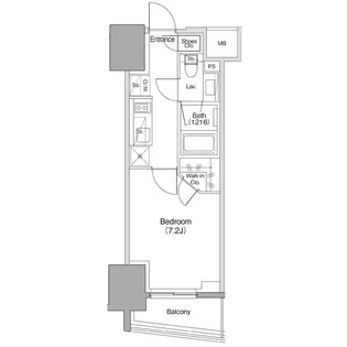 ザ・パークハビオ本郷菊坂【4階】の間取り
