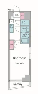 カージェ文京千石【2階】の間取り