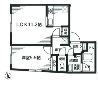 ラフィーネ音羽(東棟)【4階】の間取り