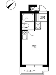スカイコート赤羽第3【201号室号室】の間取り