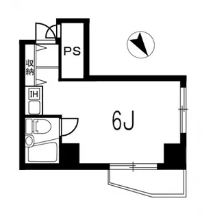 スカイコート後楽園第2【4階】の間取り