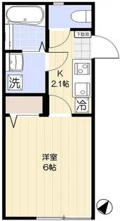 サンシエ大山【1階】の間取り