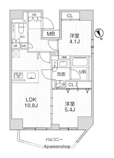 SYFORME江戸川橋【11階】の間取り