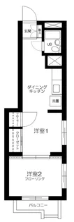 東京都文京区小日向4丁目【マンション】の間取り