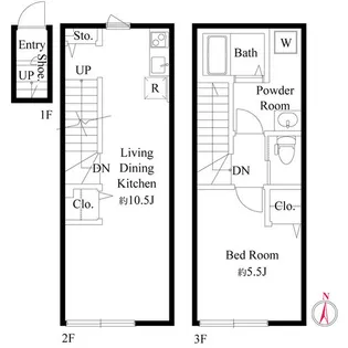 ブリリアント要町【0203号室】の間取り