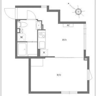 ラニ池袋【4階】の間取り