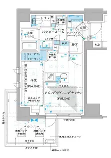 東京都板橋区中板橋【マンション】の間取り