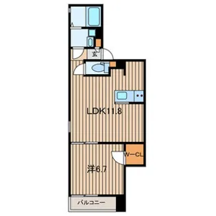 CーFLATS【1階】の間取り