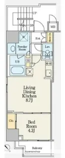 クレストコート大塚Ⅱ【2階】の間取り
