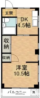 シャトレ小川【2階】の間取り