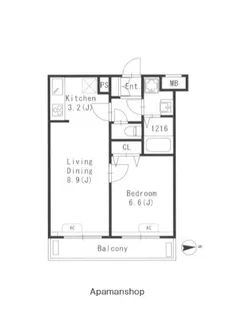 GRAN PASEO文京小日向【2階】の間取り