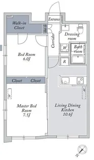 LA DOUCEUR文京大塚EAST【4階】の間取り