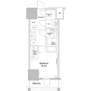 ザ・パークハビオ板橋区役所前【14階】の間取り
