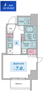 クロスレジデンス六義園【5階】の間取り
