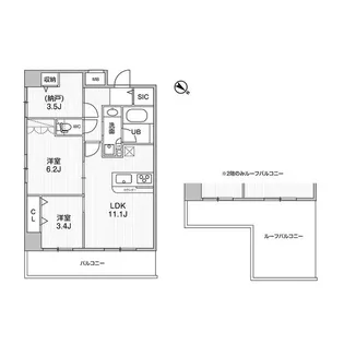コンフォリア・リヴ志村三丁目【4階】の間取り