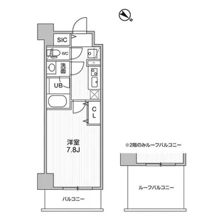 コンフォリア・リヴ志村三丁目【2階】の間取り