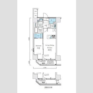 アーバンコア本郷【10階】の間取り