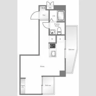 シルバープラザ白山【9階】の間取り