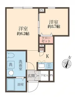アズ板橋本町レジデンス【1階】の間取り