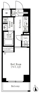 CREATIF文京江戸川橋【3階】の間取り
