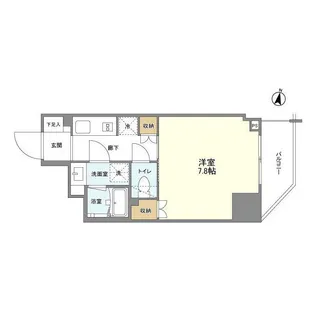 ドゥーエ東大前【7階】の間取り