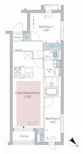 アーバネックス文京小石川【3階】の間取り