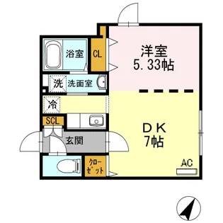 ブランシェ池袋【3階】の間取り