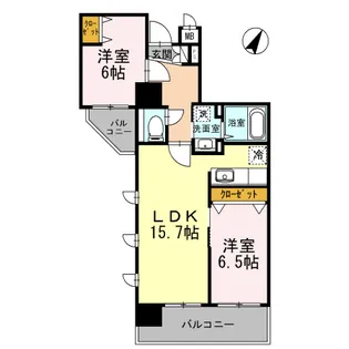セルティスコート【5階】の間取り