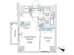プライムブリス板橋本町【11階】の間取り