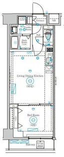 MIND SHIMURASAKAUE【9階】の間取り