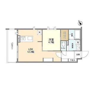 ACPレジデンス文京春日【4階】の間取り
