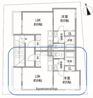 GRAND MAISON小石川【2階】の間取り