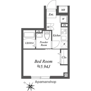 SOLASIA RESIDENCE南大塚【3階】の間取り