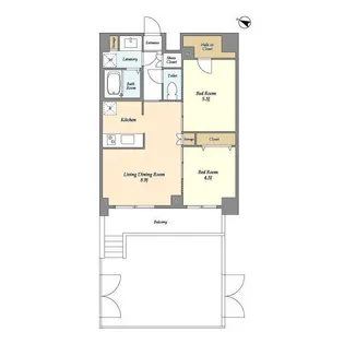 URBANLINK護国寺【1階】の間取り
