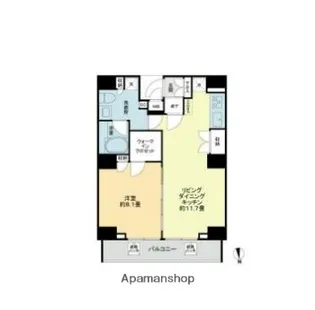 VIOR文京関口【11階】の間取り