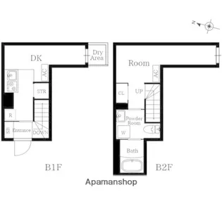 プレニーズ護国寺PREMIER【-1階】の間取り
