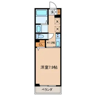 イー・ヴィレッジ常盤台【2階】の間取り