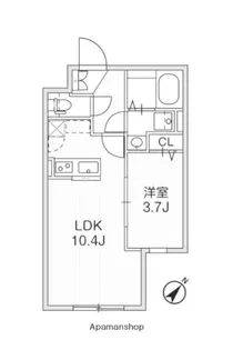 AGLAIA 千石 DEUX【3階】の間取り