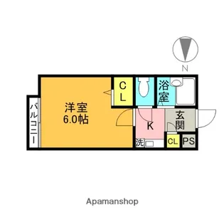 メゾンドルミエール【1階】の間取り