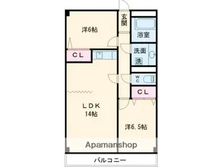 東京都大田区田園調布2丁目【マンション】の間取り