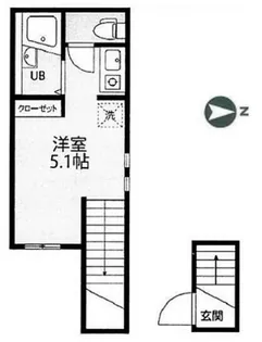 アーバンプレイス阿佐ヶ谷Ⅱ【2階】の間取り